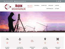 Tablet Screenshot of olcekmuhendislik.com